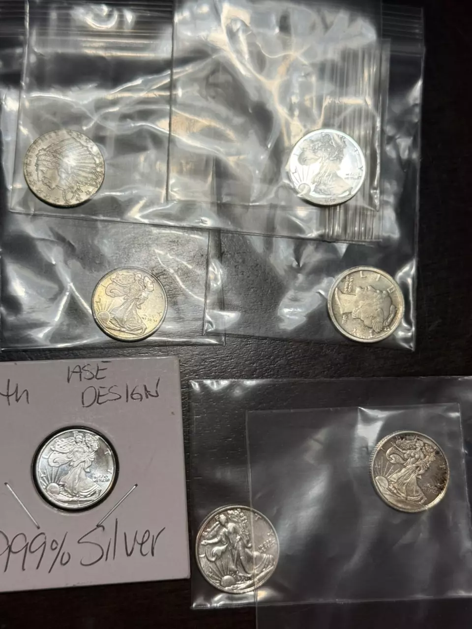 plant/1/10 oz silver round 999 FINE SILVER-0