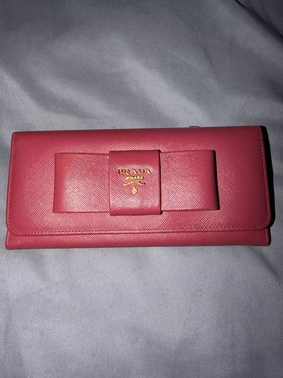 free_shipping/Hella fetch pink Prada clutch great condition-0