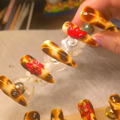 plant/Hand painted high quality pressons-1-thumbnail