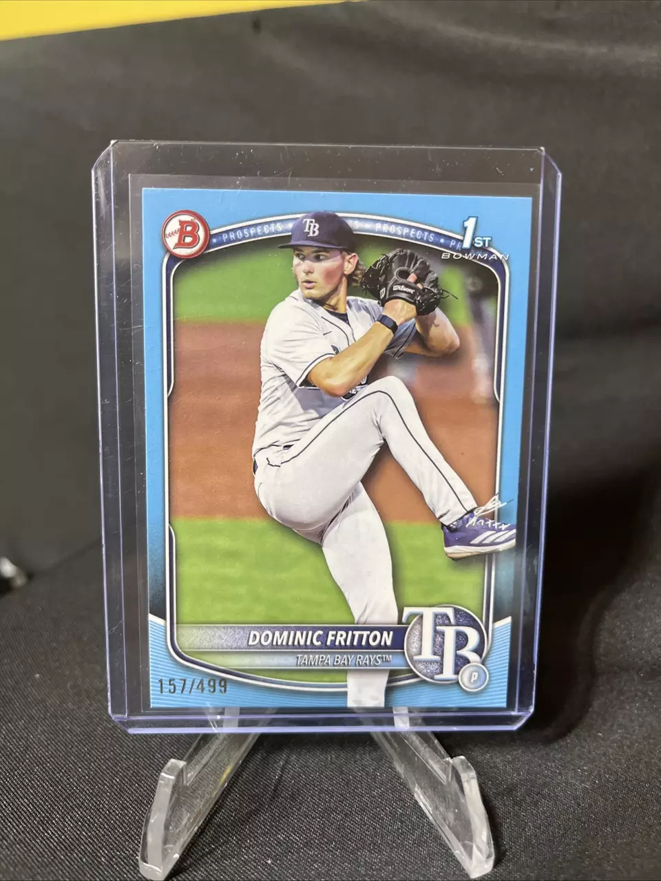 plant/2025 Bowman Draft Sky-Blue Dominic Fritton 157/499-0