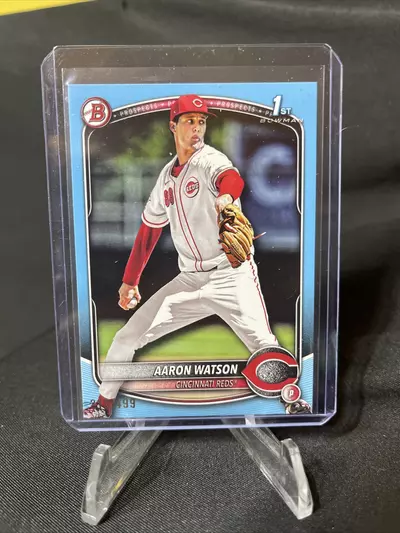 plant/2025 Bowman Draft Sky-Blue Aaron Watson 312/499-0-thumbnail