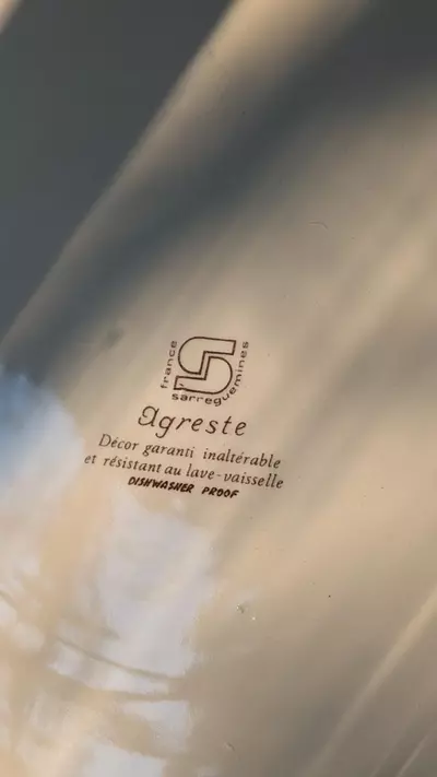 plant/agreste sarreguemines floral platter, made in france-2-thumbnail