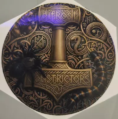 plant/Bifrost Constrictors Waterproof 2" brown sticker-0-thumbnail