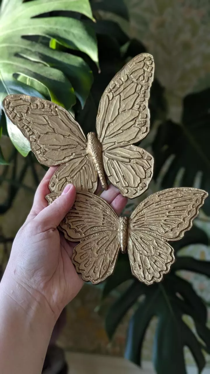 plant/pair of MCM homco plastic butterflies-0