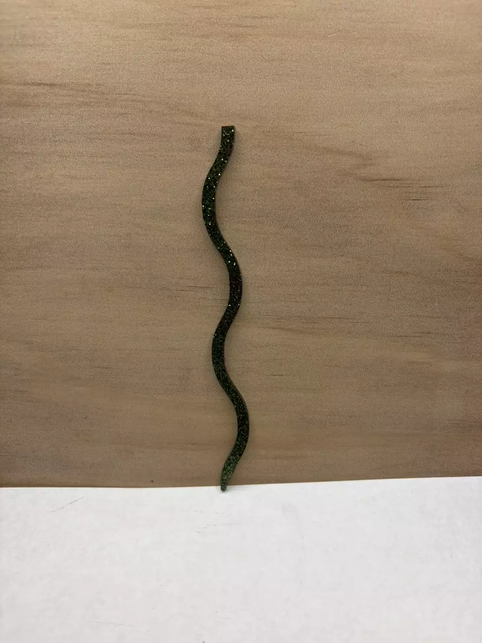 plant/5pk Dark Green Glitter 6” Support Sticks-0