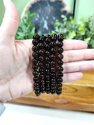 plant/Garent bracelet 8mm 7"-0-thumbnail
