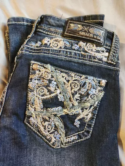 plant/💫 Grace In LA Jeans 💫 NWOT 💫-0-thumbnail