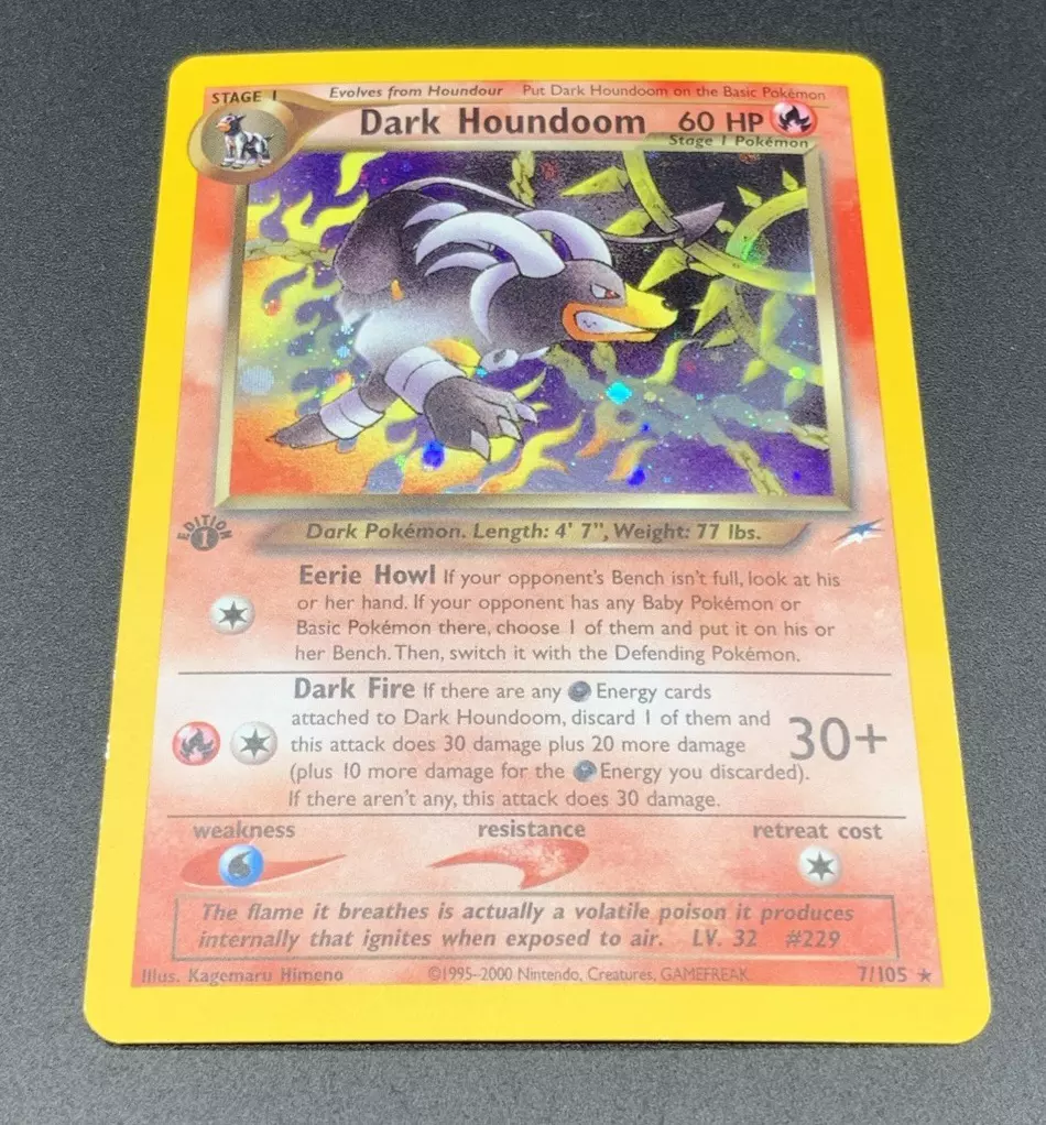 plant/Dark Houndoom 1st Ed. LP-0