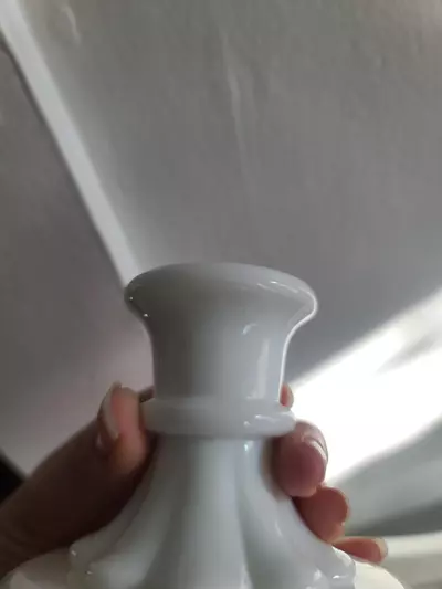 plant/Westmoreland Paneled Grape Milk Glass Candlestick Holders-3-thumbnail