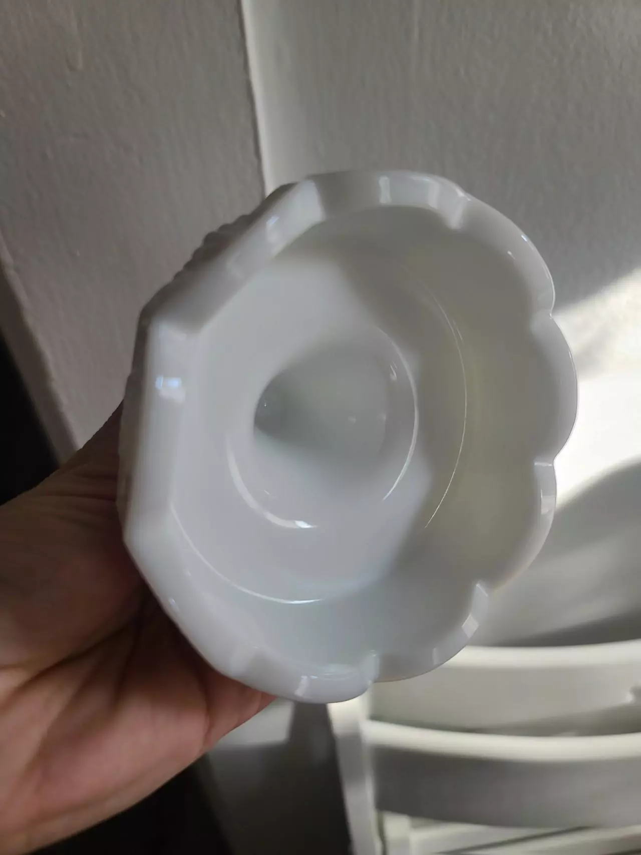 plant/Westmoreland Paneled Grape Milk Glass Candlestick Holders-4