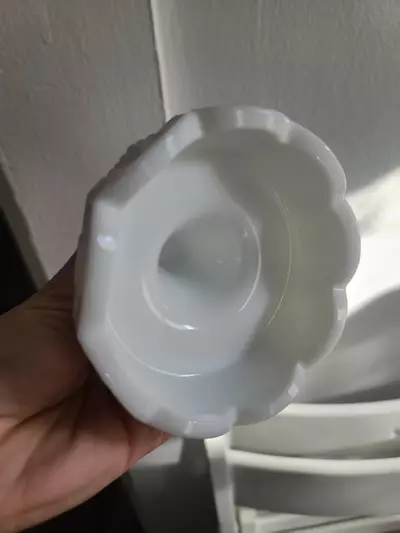 plant/Westmoreland Paneled Grape Milk Glass Candlestick Holders-4-thumbnail