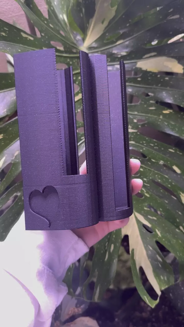 plant/Custom Heart shape holder for corm cups (many color options available)-4