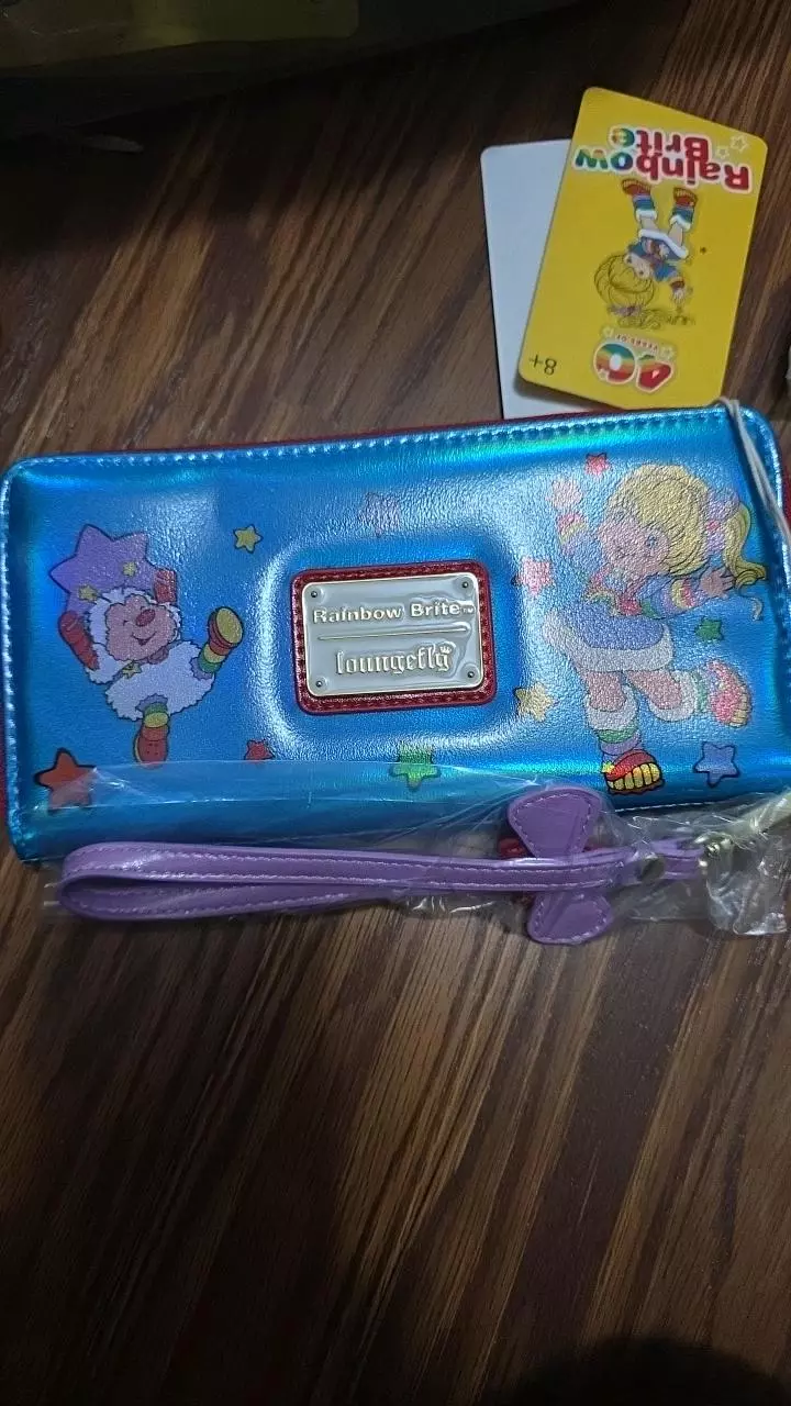 plant/Loungefly Rainbow Brite Large Wristlet-1