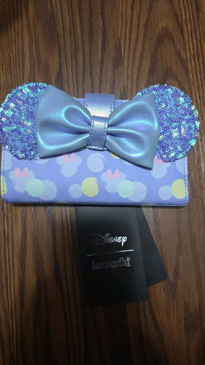 plant/Disney Loungefly Minnie Mouse Incandescent Pastel Wallet-0