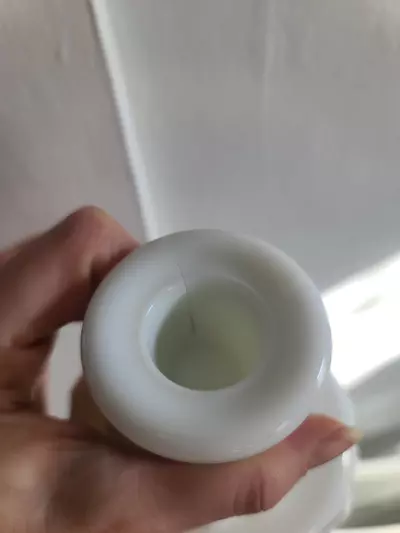 plant/Westmoreland Paneled Grape Milk Glass Candlestick Holders-2-thumbnail