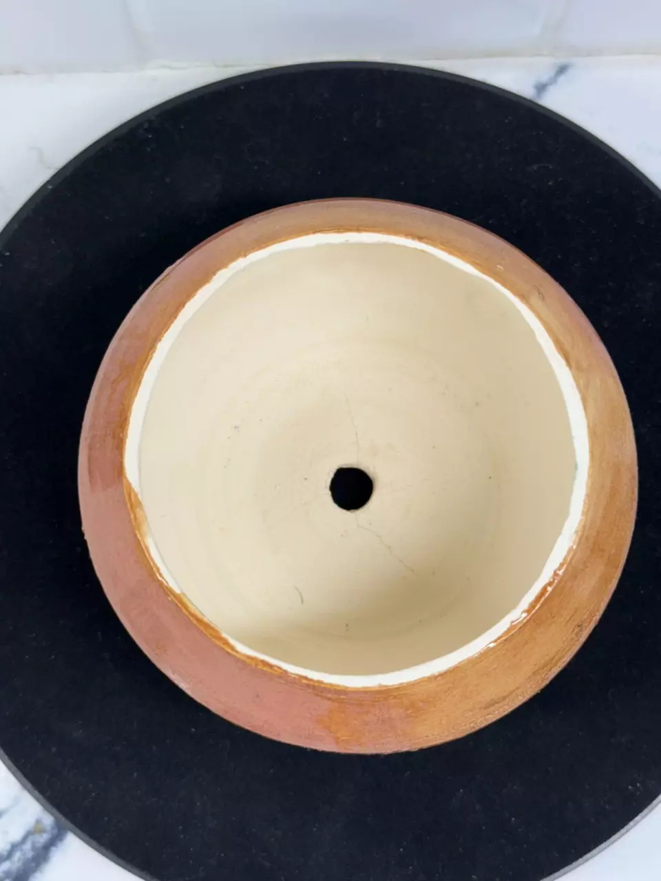 plant/Handmade Ceramic flower pattern pot-3