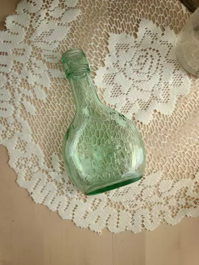 plant/Vintage Almaden Pony Green Glass Wine Bottle-1-thumbnail