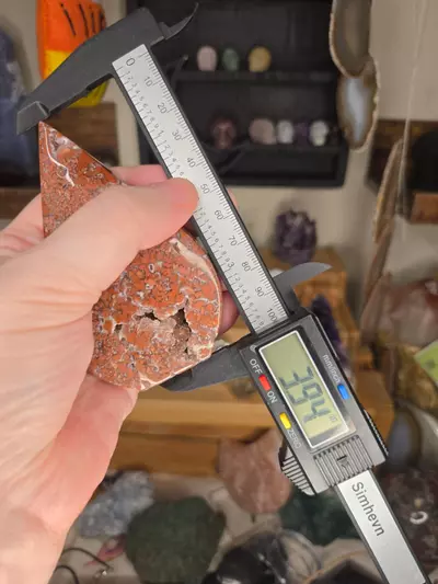 plant/Druzy Red Cotton Candy (Pink) Agate Teardrop Flame Crystal Carving-2-thumbnail