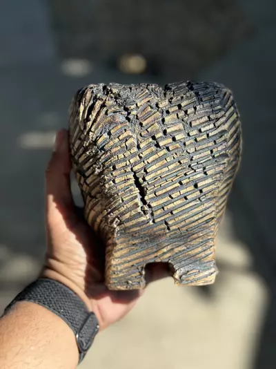 plant/Mud crack bigger footed 5x5.75H-0-thumbnail