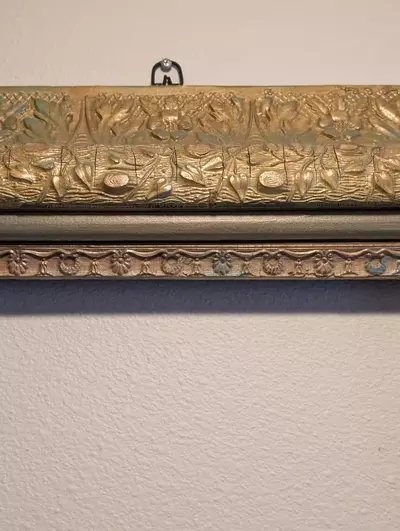 plant/Antique picture frame rustic ware 28x32-4-thumbnail