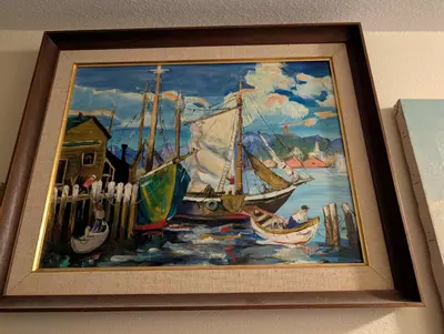 plant/Dock painting 17.5x21. 3/4-0-thumbnail