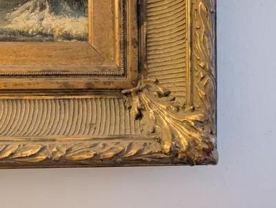 plant/Andries Vermeulen (1763-1814) Winterscene with ice skaters, signed l.l., oi-1-thumbnail