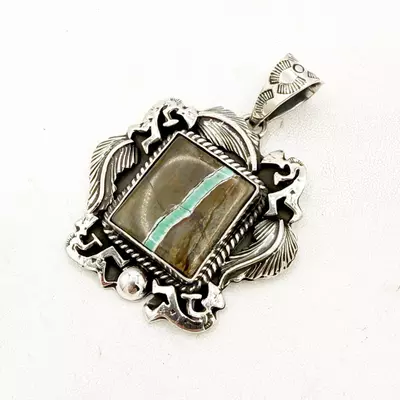 plant/Jesus Vega Ribbon Australian Variscite Pendant-0-thumbnail