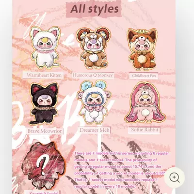 plant/Baby three 400% AI Plush Doll blind box-1-thumbnail