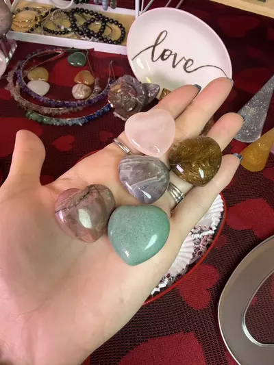 plant/Valentine heart rock candy 💜❤️🩷-2-thumbnail