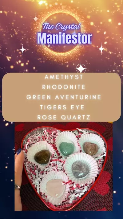 plant/Valentine heart rock candy 💜❤️🩷-0-thumbnail