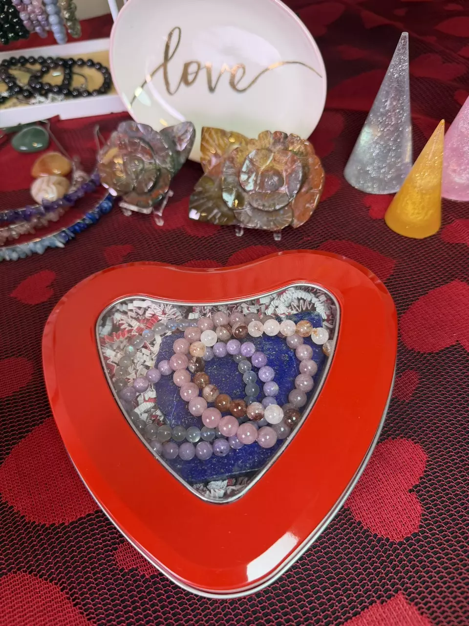 plant/Bracelet and slab bundle heart gift 💝-1
