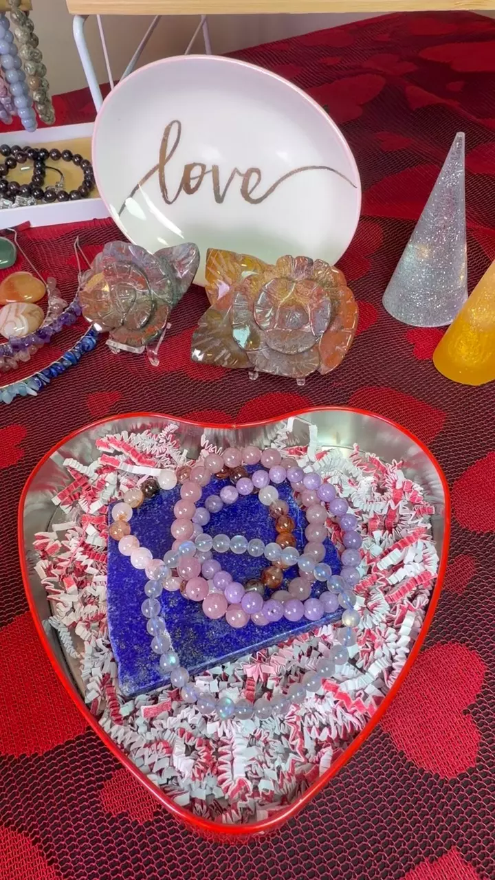 plant/Bracelet and slab bundle heart gift 💝-3