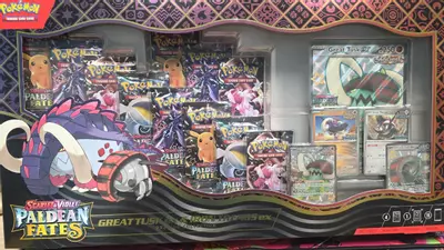 plant/Paldean Fates Scarlet & Violet Premium Collection Box - 11 Packs plus Promos-0-thumbnail