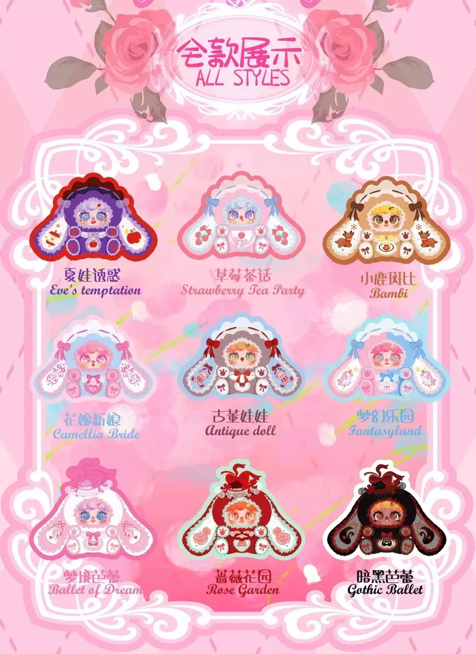 plant/Migo 600% Rose Tea Party Blind Box-1