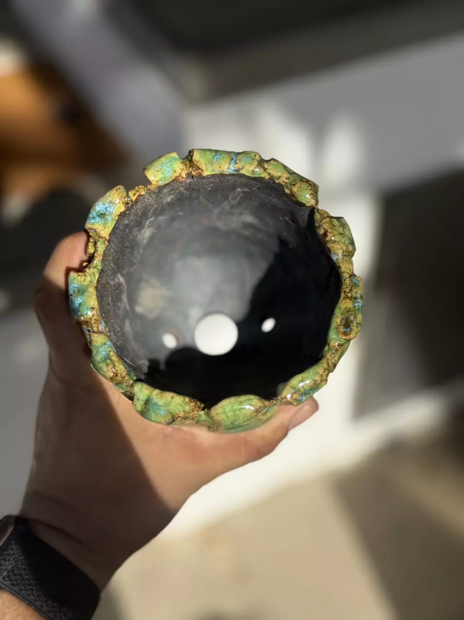 plant/Green goblin footed 4.5x5.5H-1