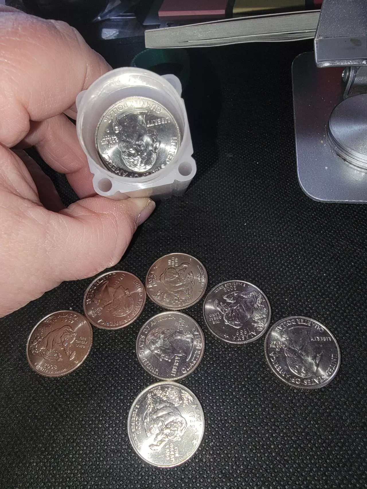 plant/1 Roll 2008 Alaska Quarter - Denver Mint with Holder UNCHECKED FOR ERROR-0