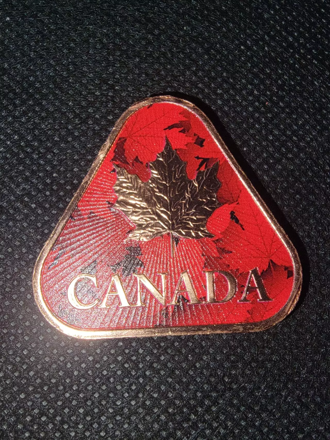 plant/1oz Colorized Triangular Copper-0