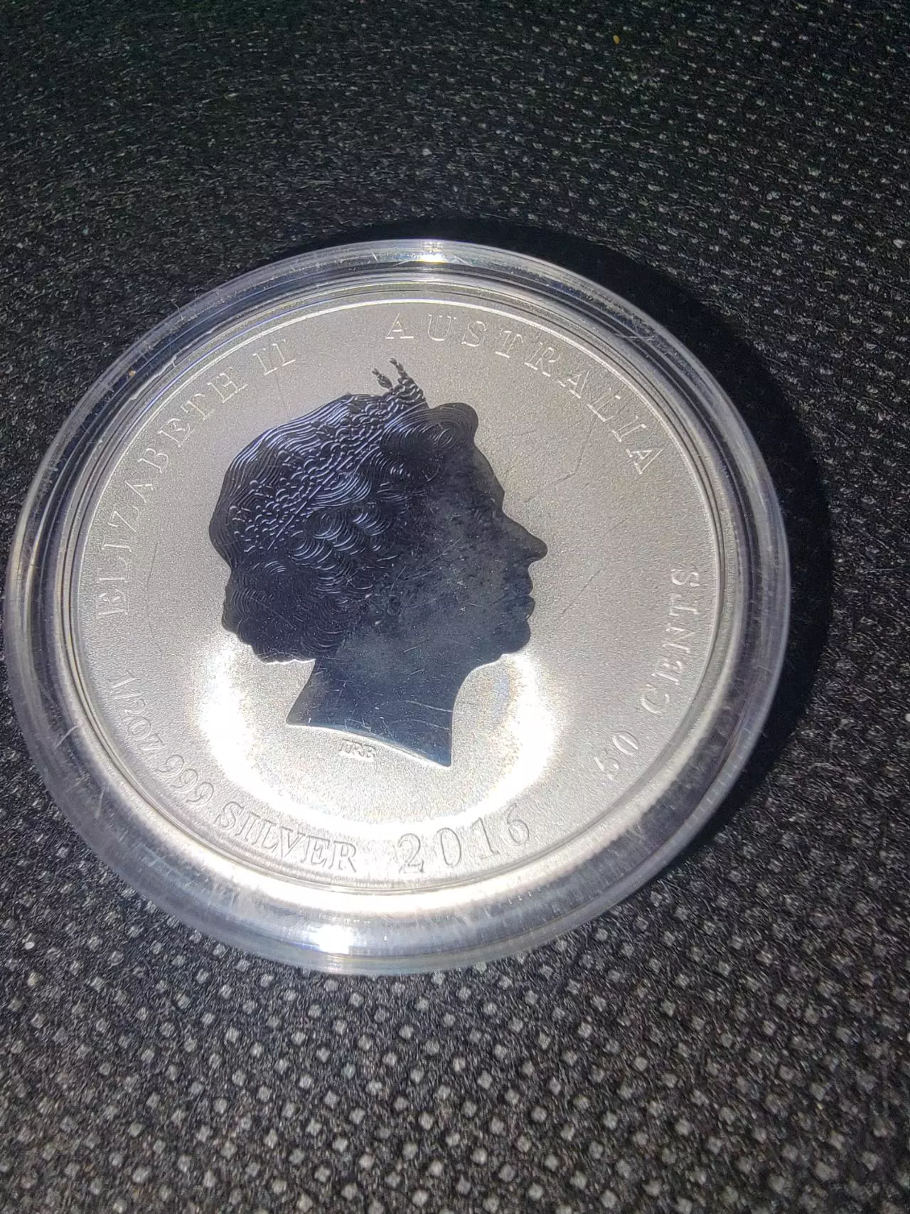 plant/2016 Australia 1/2 oz Silver Year of the Monkey in capsule-1