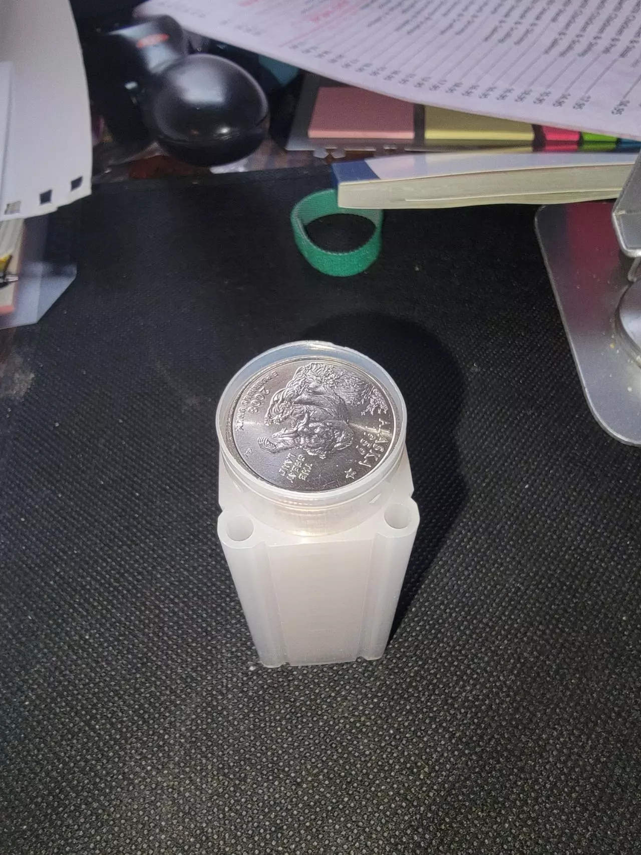 plant/1 Roll 2008 Alaska Quarter - Denver Mint with Holder UNCHECKED FOR ERROR-1