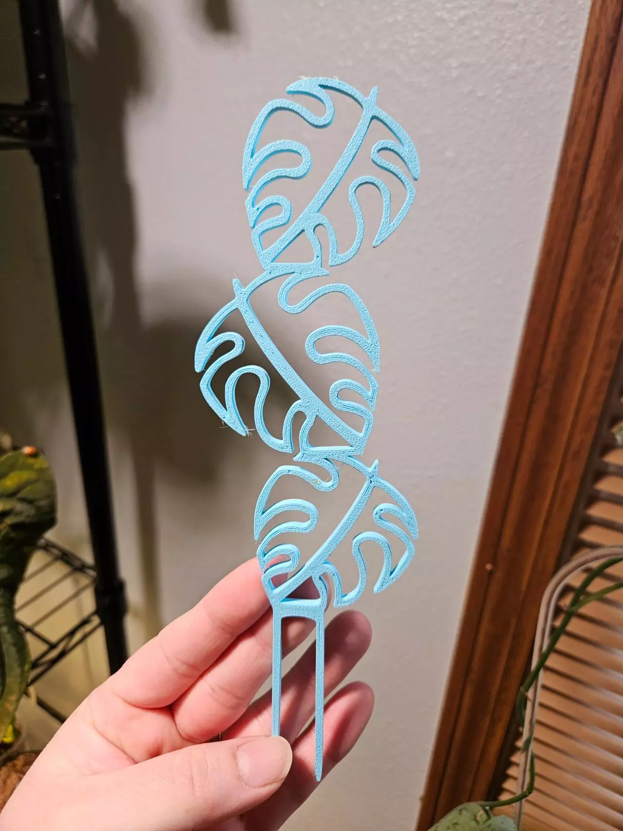 plant/Monstera prop trellis baby blue-0