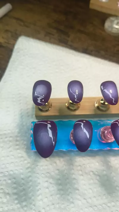 plant/Hand painted press ons-0-thumbnail