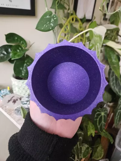 plant/Purple sparkle 3" honeycomb cache pot-1-thumbnail