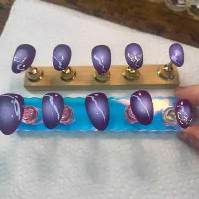 plant/Hand painted press ons-1-thumbnail