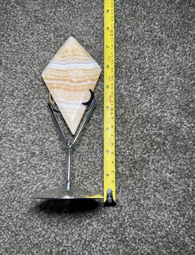 plant/Yellow Calcite Diamond with Display Stand-5-thumbnail