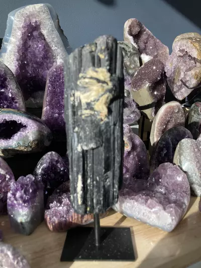 plant/Black tourmaline on stand-0-thumbnail