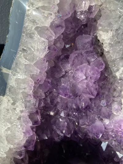 plant/Amethyst cut base with blue agate-0-thumbnail