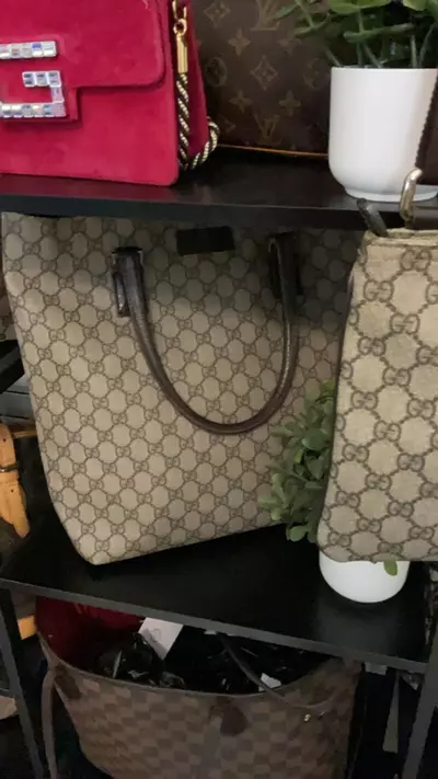 plant/Gucci Mono Tote-0-thumbnail