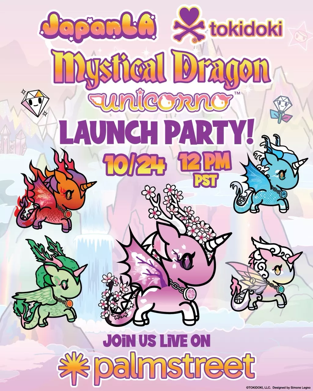 tokidoki Mystical Dragon Unicorno Launch Party!! 🥳
