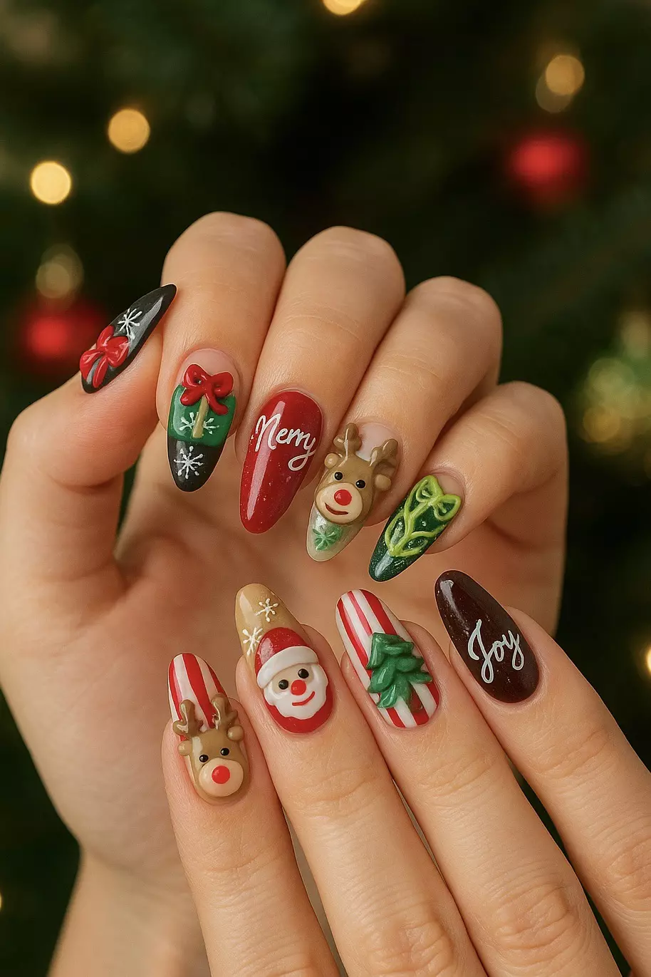 Xmas Nails 🎄 20+ Styles🎅All sizes•Short-Long💅
