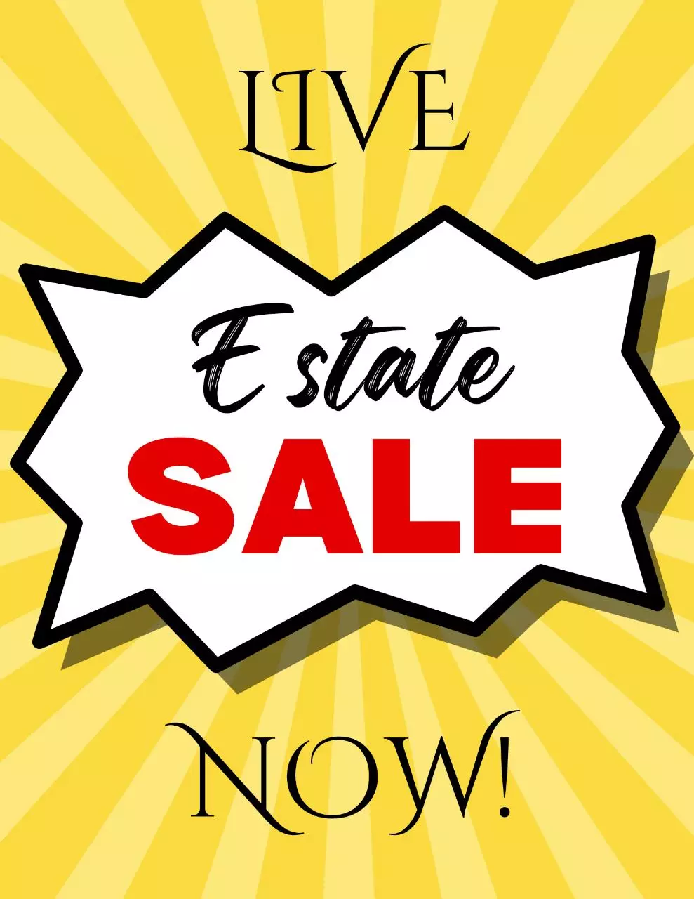 Live Estate Sale!